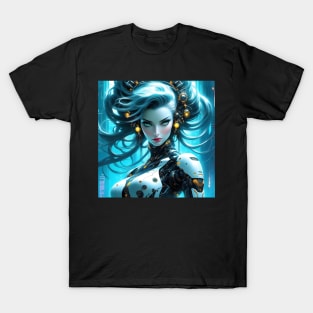 Biopunk Robot Girl T-Shirt